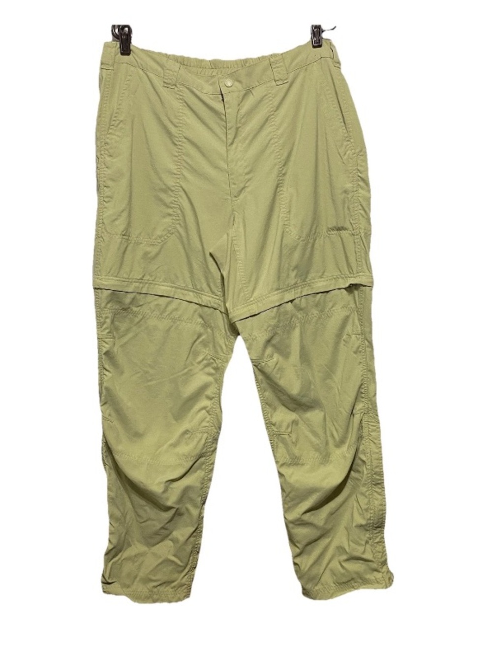 Vintage L.L. Bean Mens Convertible Nylon Hiking Pants 38X32 Beige 0 AS51